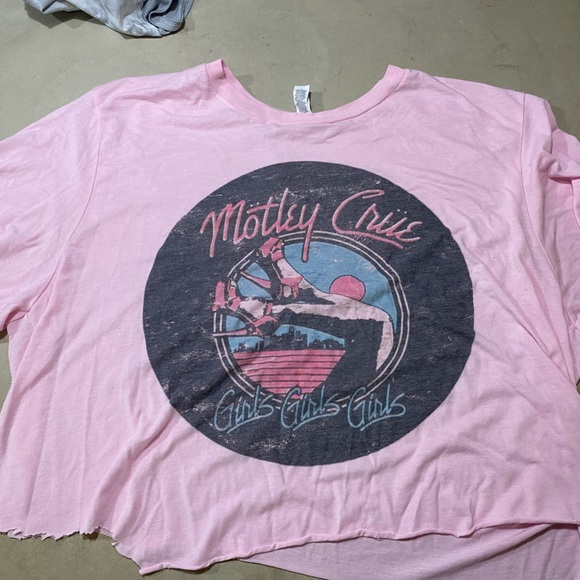 Motley Crue cropped t-shirt - Picture 1 of 2